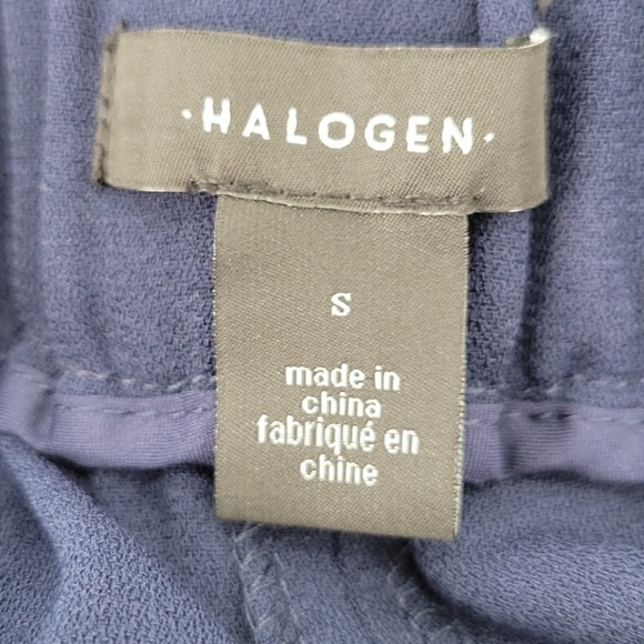 🆕Halogen Navy Blue Flowing Crop Pant - Picture 10 of 13